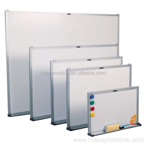 Aluminium frame magnetic whiteboard